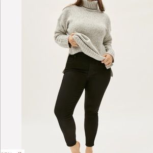 Everlane curvy high rise skinny jean, 28 crop